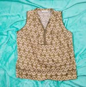 St.John's Bay Plus Size sleeveless 2X olive